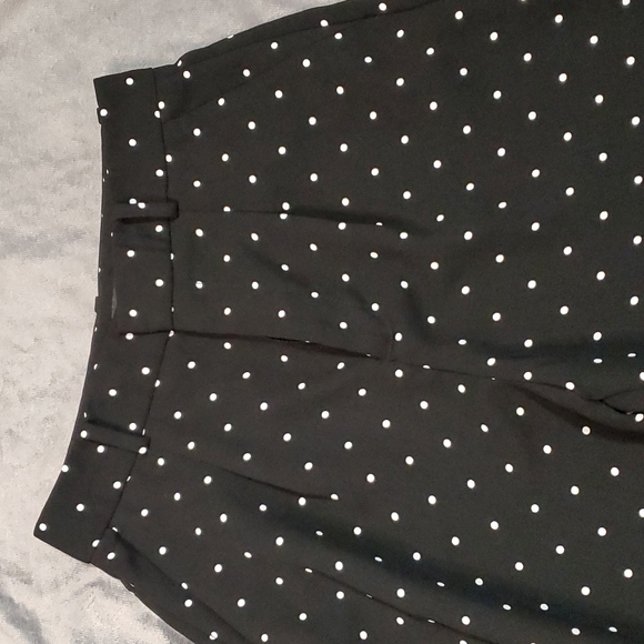 BEAUTIFUL ZARA POLKA DOT CROP PANTS - Picture 4 of 10